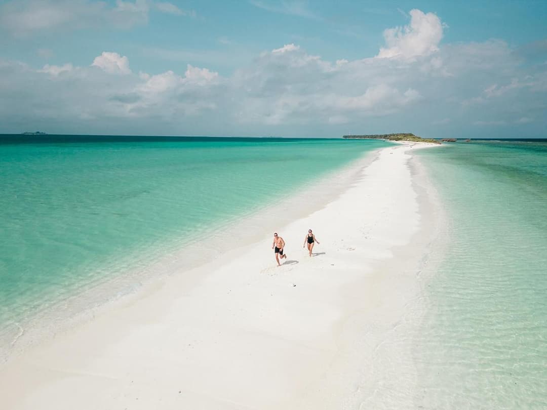 Sunrise by white sand dhigurah - View 19