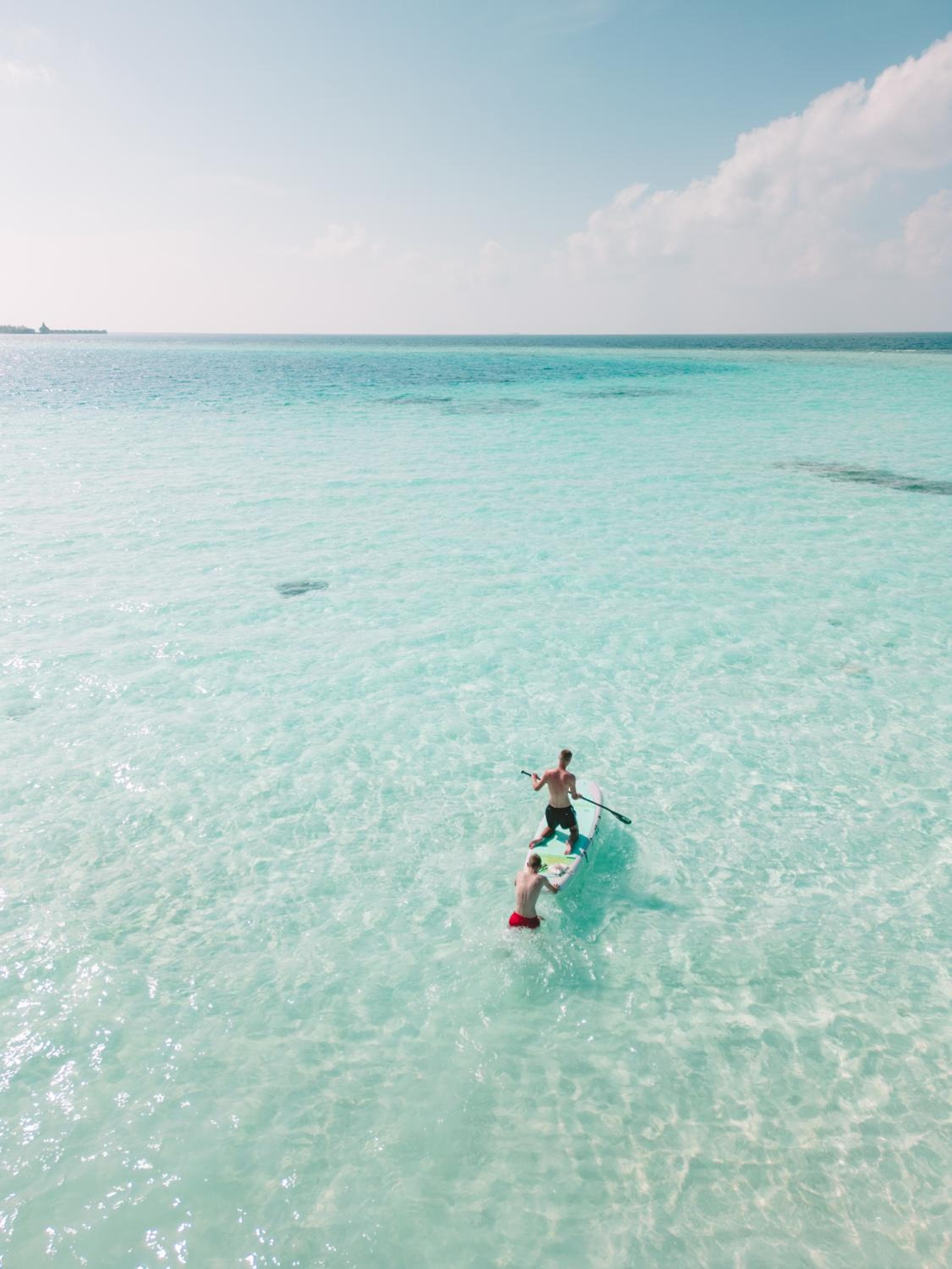 Sunrise by white sand dhigurah - View 32