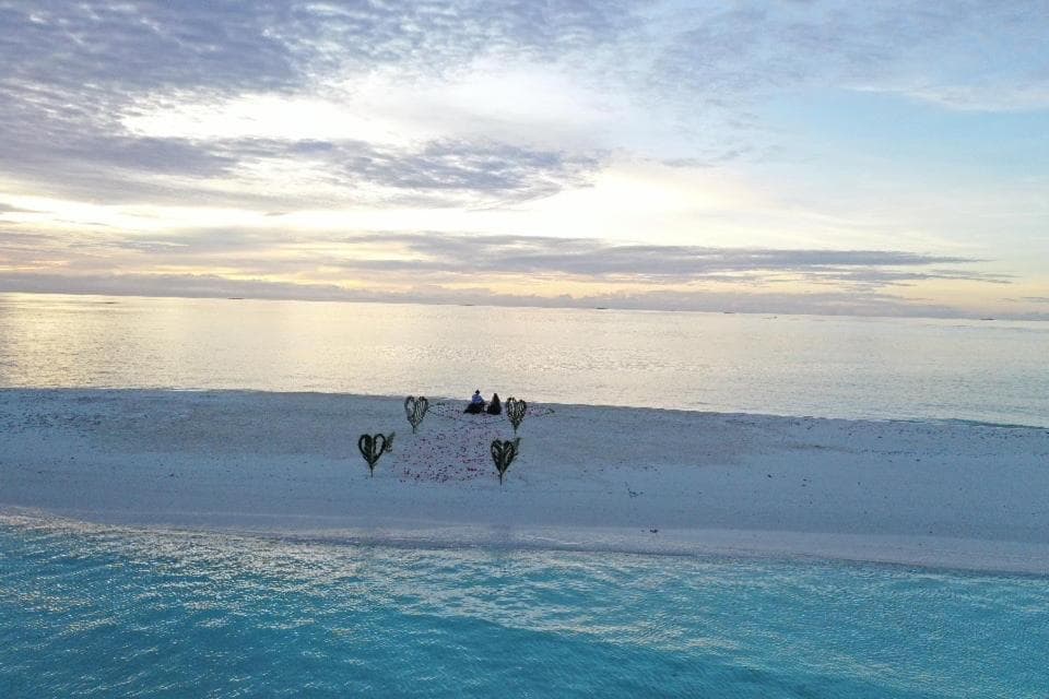 Sunrise by white sand dhigurah - View 28